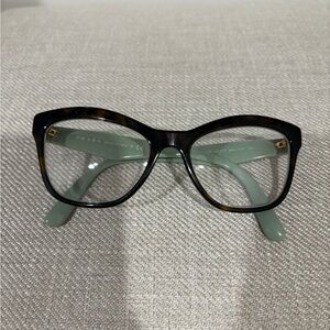 Prada Tortoise and Mint Women's Glasses